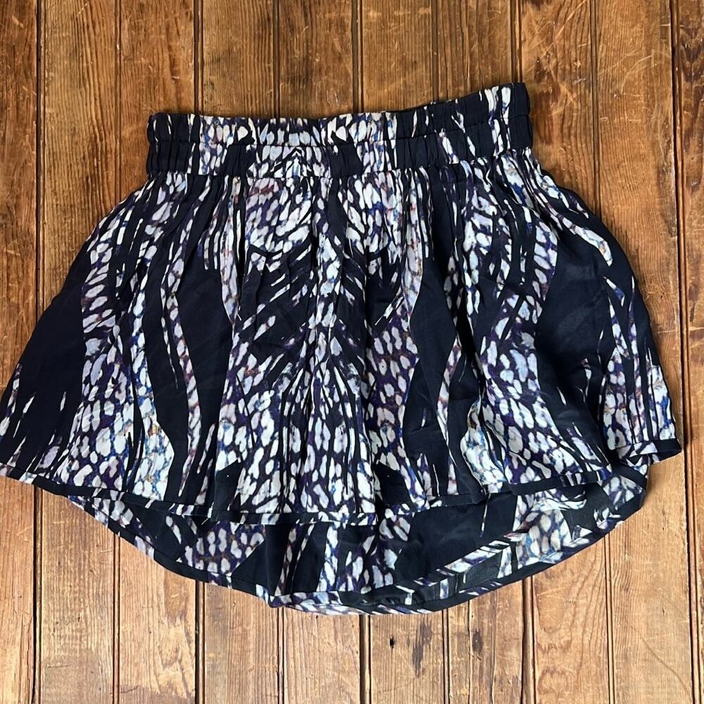 IRO Dafne mini skirt  ayered silk size 34/4